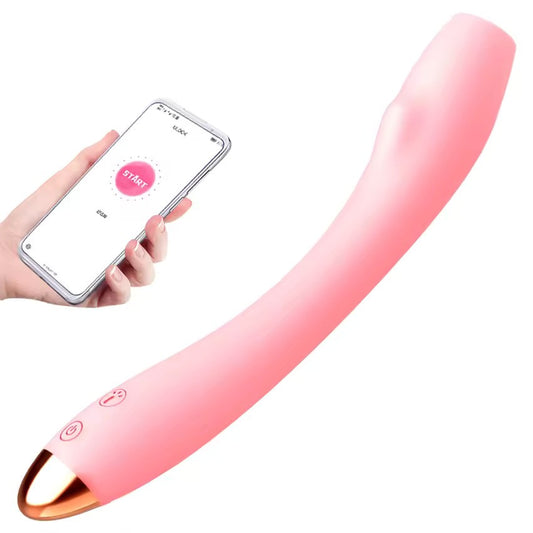 8.9" Vibrating Wand – Warming Function & Visual APP Control - Pink - image 0