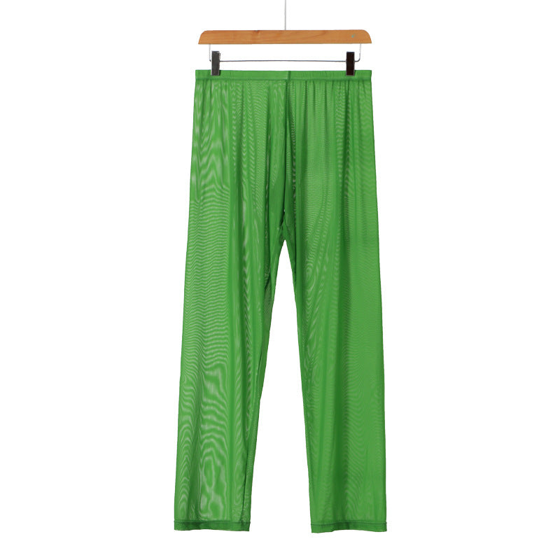 Mens Sexy Lounge Pants - Green - XL - image 6