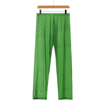 Mens Sexy Lounge Pants - Green - XL - image 6