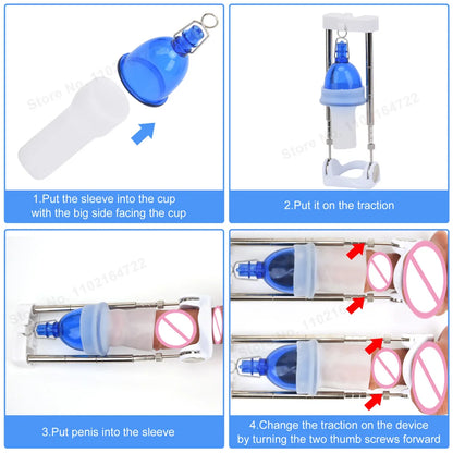Male Penis Stretcher Enlargement Hanger Belt Set - image 1