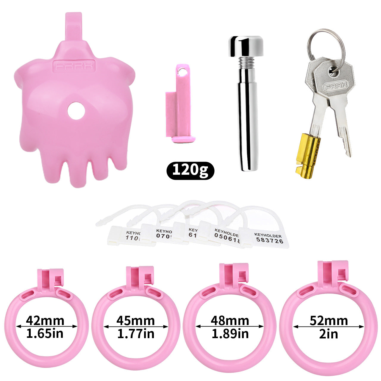 Resin Flat Chastity Cage - F - image 7
