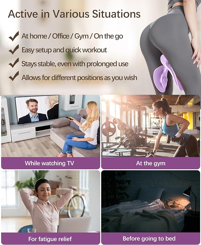 Thigh Hip Trainer Kegel Exerciser Pelvic Floor Trainer for Postpartum Rehabilitation - image 3