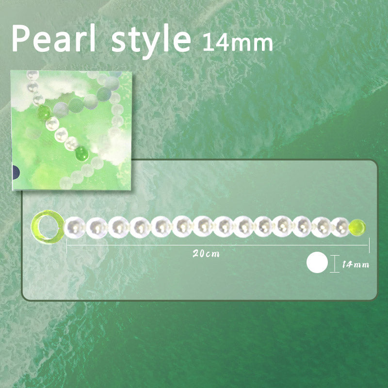 Pearl & Jade Beads Urethral Sound - 14mm - Pearls - image 8
