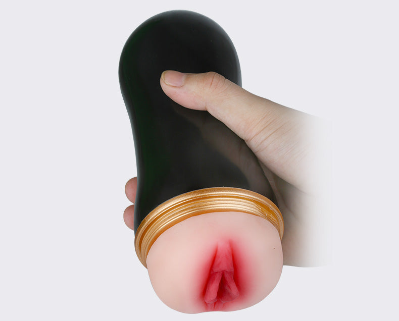 Male MasturbationSucking Airplane Cup With Textured Vaginal Inserter  - image 3