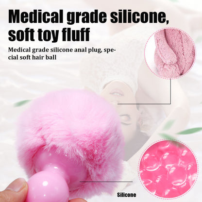 Ergonomic Bunny Tail Butt Plug - image 9