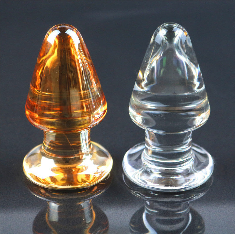 Smooth Glass Anal Plug - image 5