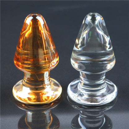 Smooth Glass Anal Plug - image 5