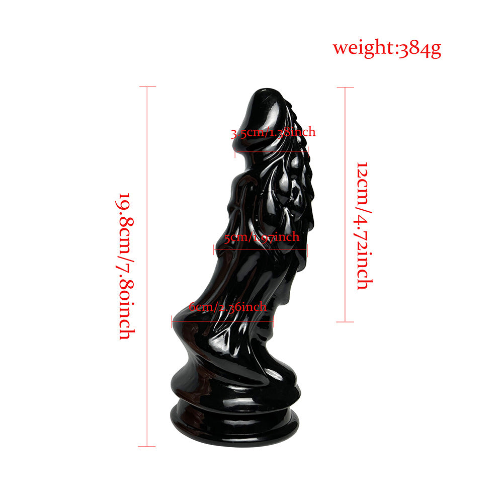 Kylin Anal Plug - Mythical Creature Fantasy Toy - Black - S - image 3