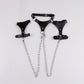 BDSM Wrist Restraint Hand Cuffs with Collar - image 5