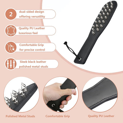 Dual Edge Studded Sensation Paddle - image 2