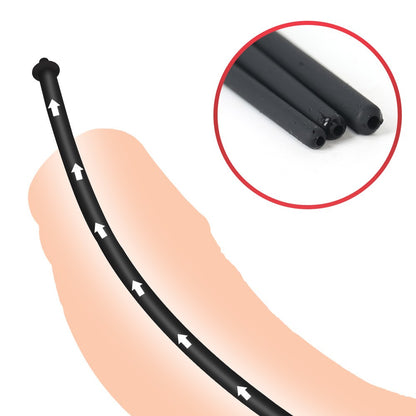 Silicone 11.9 inches Hollow Urethral Sound - image 2