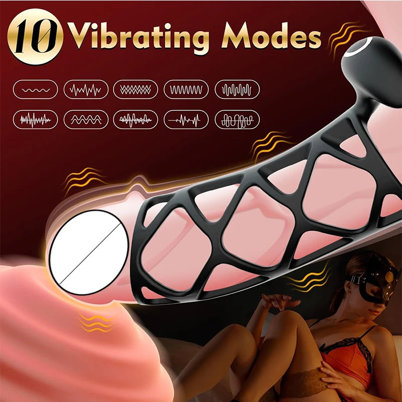 Vibrating Sleeve for Penis with Remote - image 4