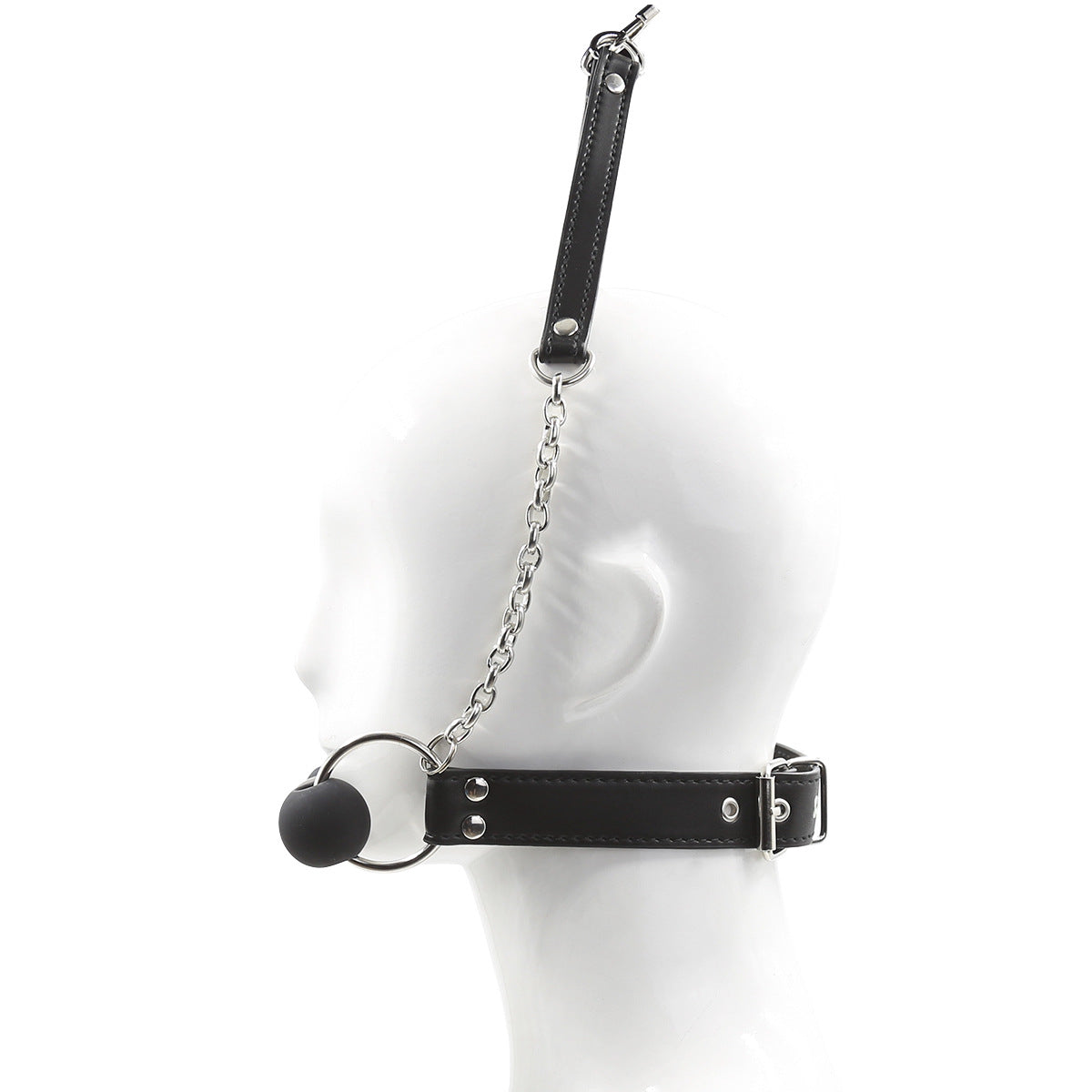 BDSM Mouth Gag With Leash - image 1