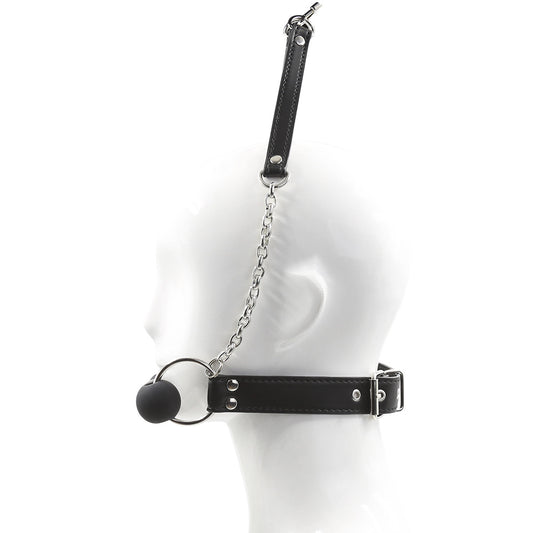 BDSM Mouth Gag With Leash - image 1
