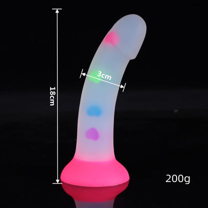 Mix Color Silicone Dildo - image 1