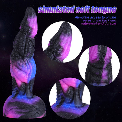Fantasy Tentacle Dildo – Soft Liquid Silicone with Suction Base - image 4
