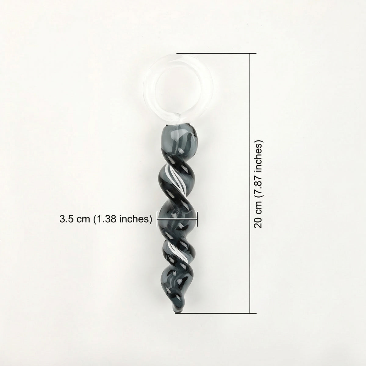 Anal Trainer Crystal Thread Glass Anal Plug - image 3