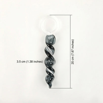 Anal Trainer Crystal Thread Glass Anal Plug - image 3