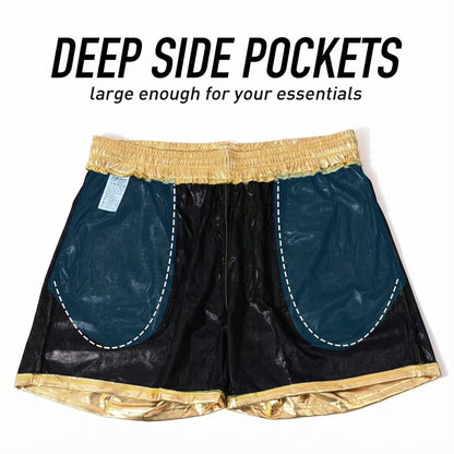 Mens Sexy Shorts Metallic Shiny Short Pants - image 6