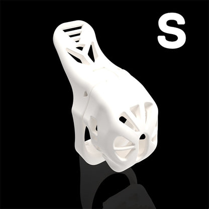 Swallow Tail Chastity Cage - B - White - S - image 1