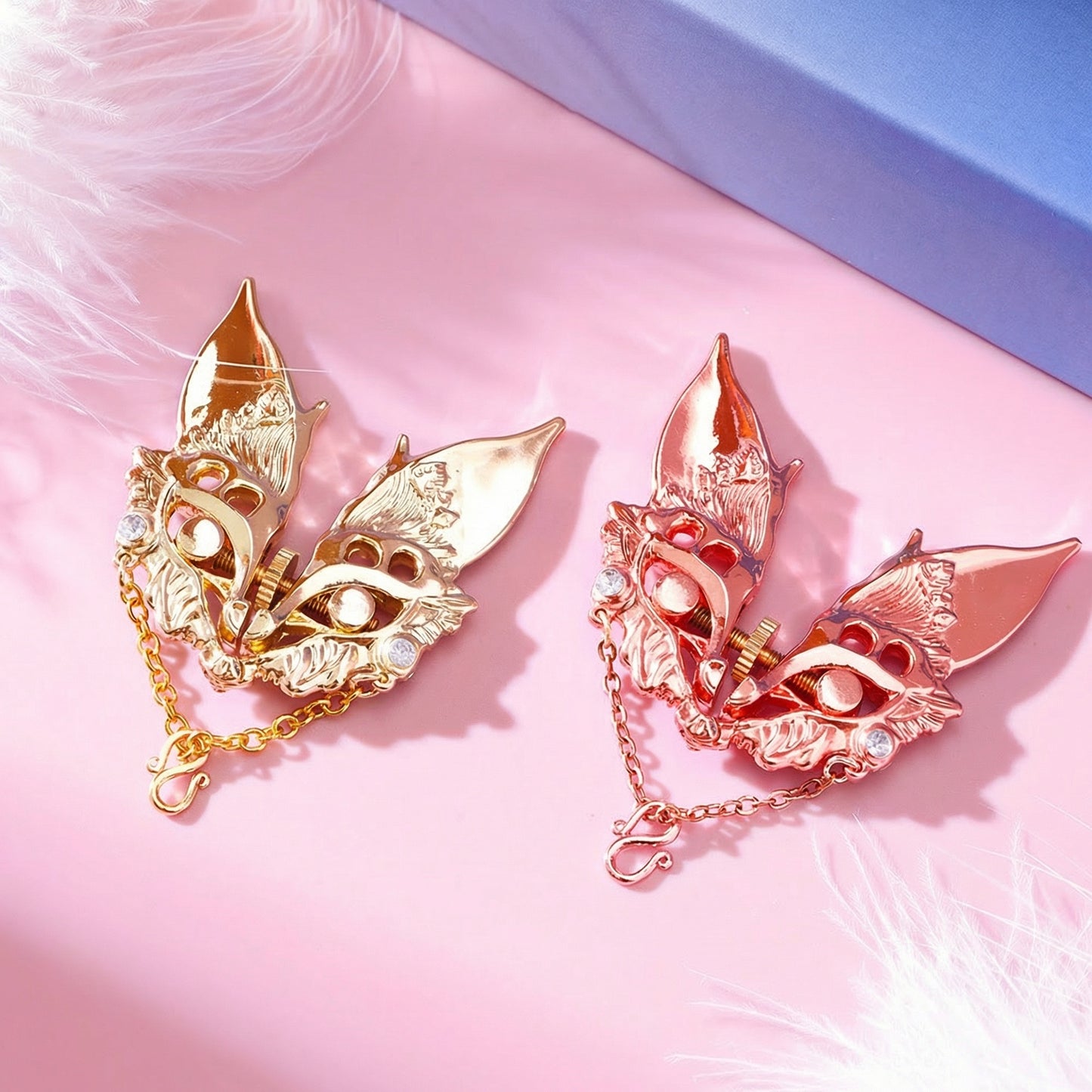 Fox Mask Wheel-adjustable Nipple Clamps - image 2