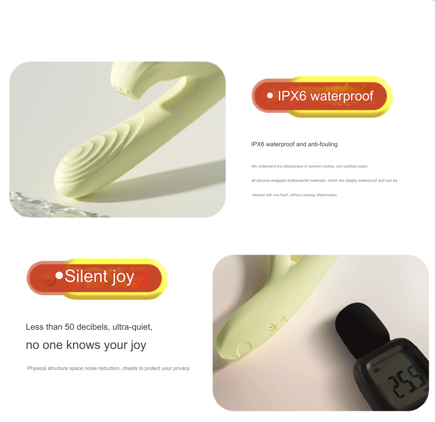 Retractable Vibrating Suction Heating Massager For Women's Masturbation - image 4