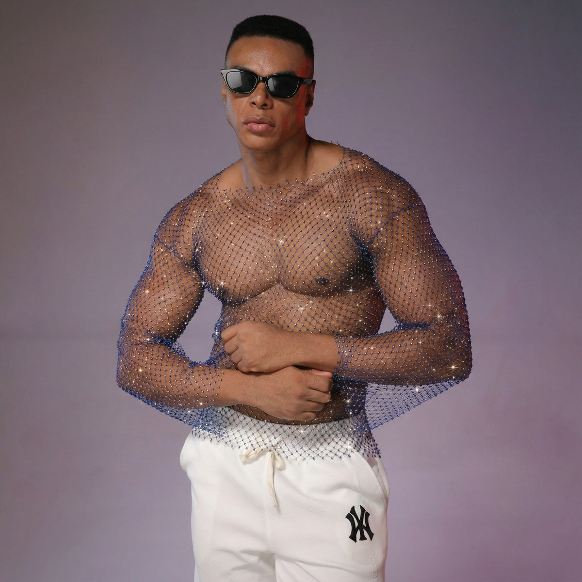 Starluxe Mesh Sparkle Top – Style A - image 4