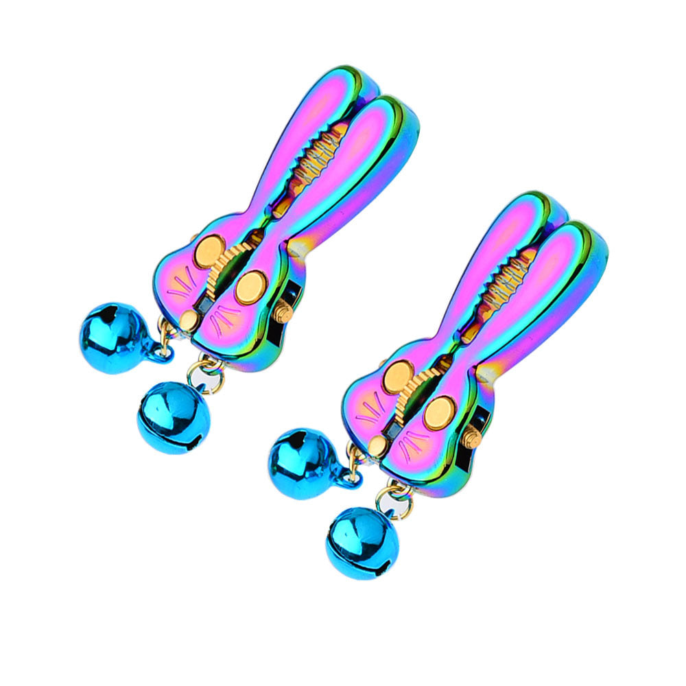 Adjustable Bunny Nipple Clamps – Sensory Play with Bells & Gear Control - CB - LBB - image 6