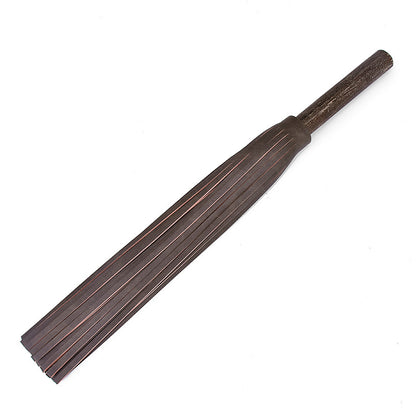 Vintage Wooden Handle Leather Flogger - 21.4'' - image 2