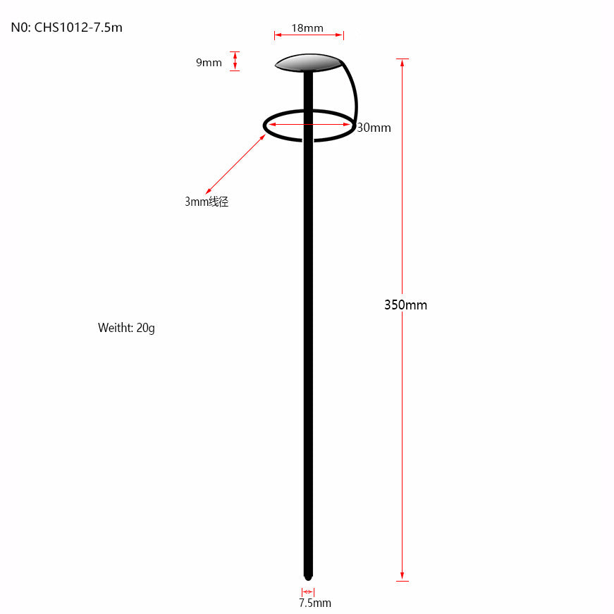 Fixable Silicone Urethral Sound - 7.5mm - image 8