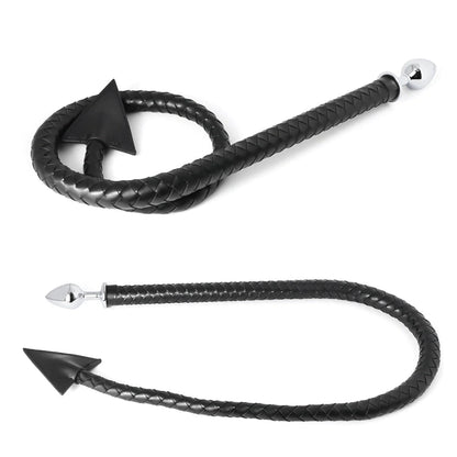 Cosplay Devil's Tail With A Butt Plug - Black - image 2