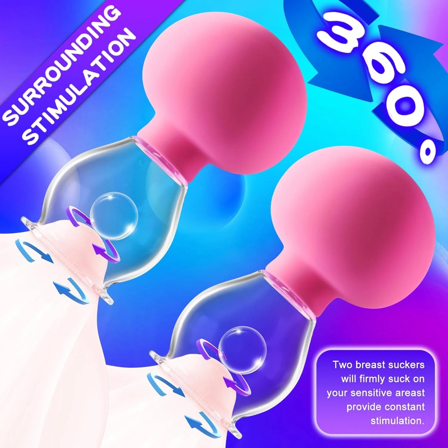 Nipple Sucker Nipple Stimulator Nipple Pump Toy - image 2