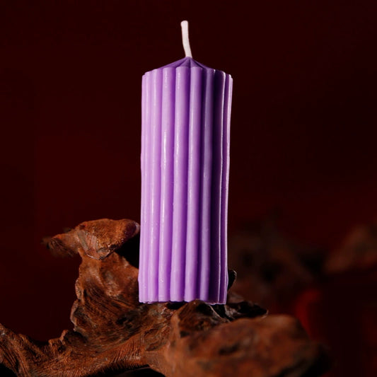 Multi-Shape SM Aromatic Wax Drip - Cylinder - Purple - image 1