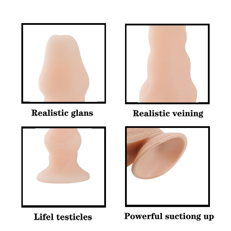 FlexiMate Silicone Dildo with Suction Cup - image 4