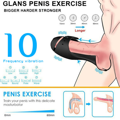 Penis Sleeve Stroker Vibrating Masturbator - image 4