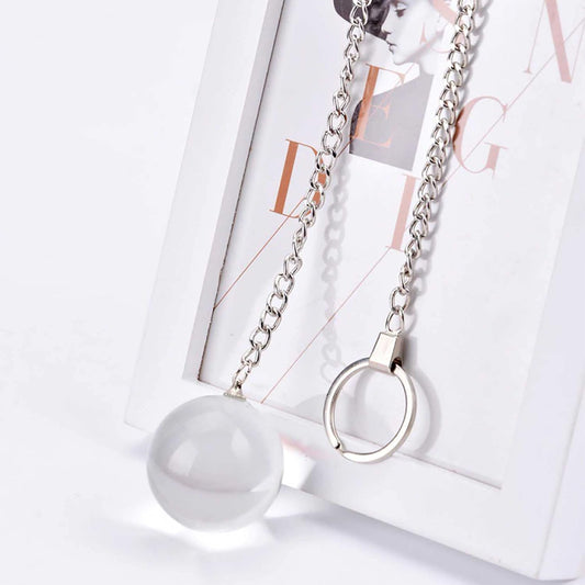 Glass Pearl Transparent Round Small Stopper Crystal Bead Ball - image 0