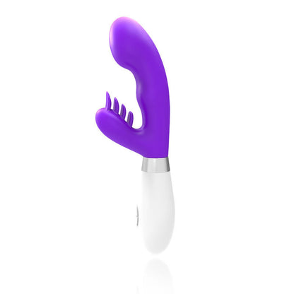 Magic Wand Silicone Double Head Cordless Massager With 10 Vibration Modes - Purple - image 3