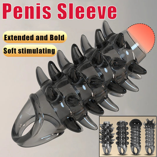 Soft Elastic Penis Extension Sleeve - image 0