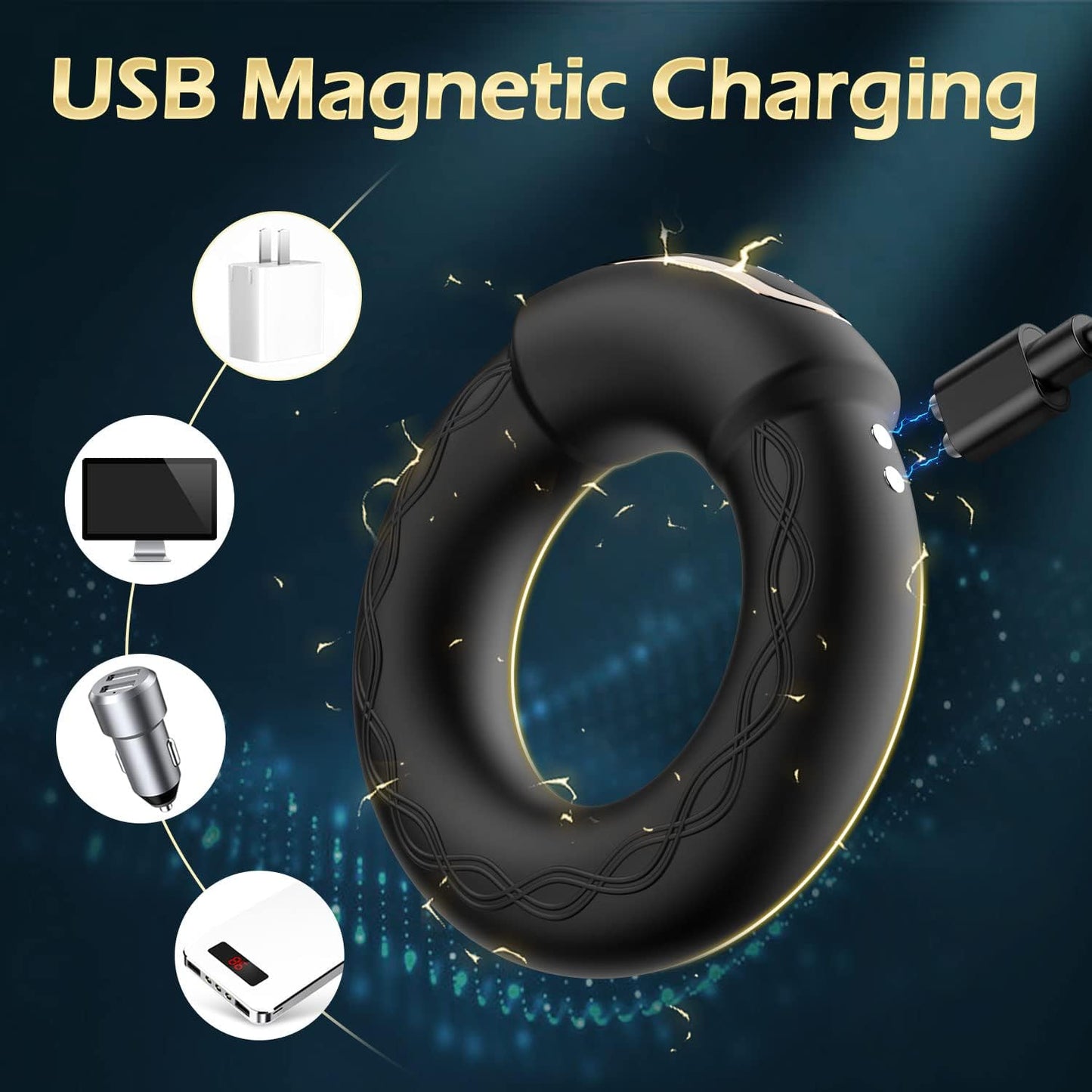 9 Vibration Modes Heating Penis Ring - image 4