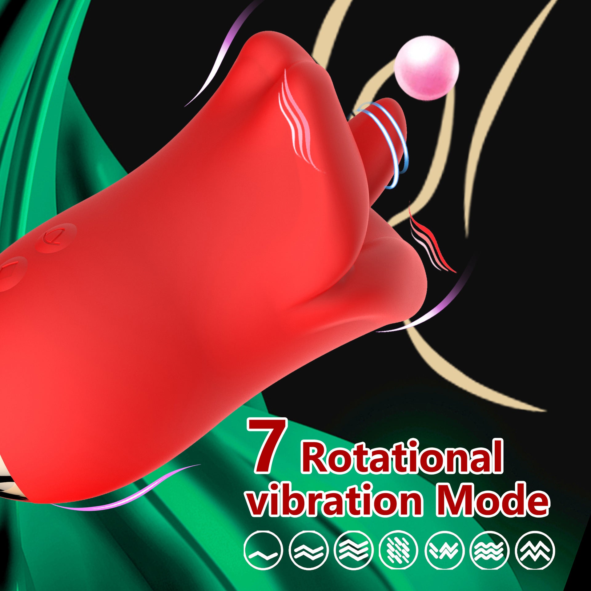 Peach Tease Tongue Vibrator - image 6