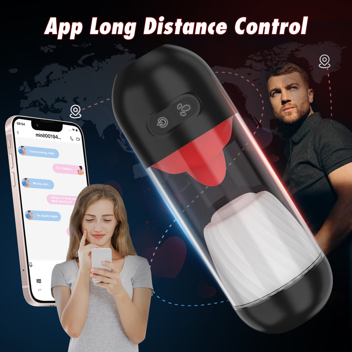 Smart Dual-Pleasure Male Masturbator with App Control - image 2