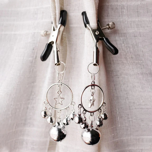 Jewelry With Hanging Bell Nipple Clamps - image 2