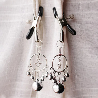 Jewelry With Hanging Bell Nipple Clamps - image 2