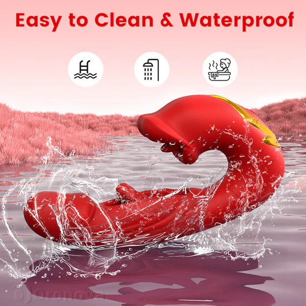 Flapping Clit Vibrator - Kissing Mouth & Vibration - image 2