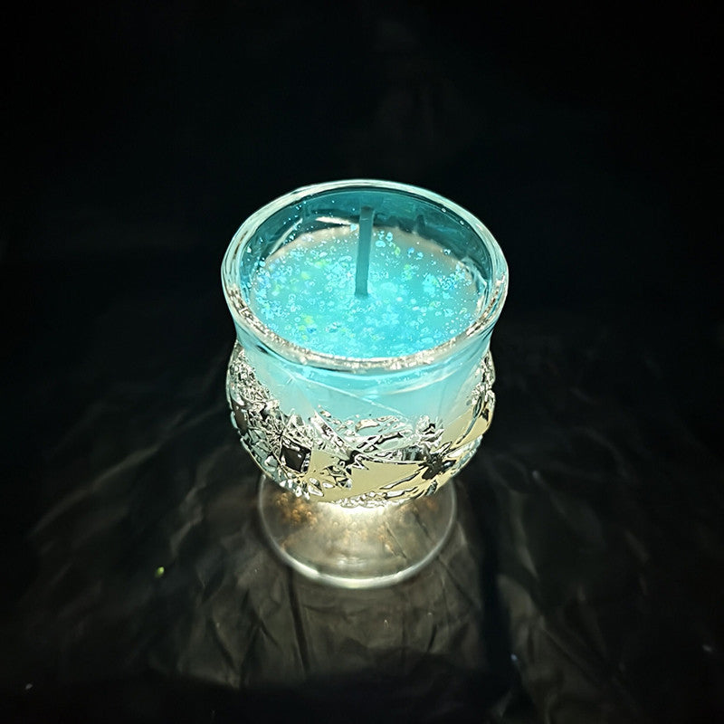 Low Temperature Candles Wine Cup Shaped In The Dark Scented - A - image 4