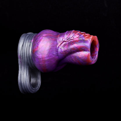 Silicone Cock Sleeve Monster Dragon Big Knot Penis Extender - image 3