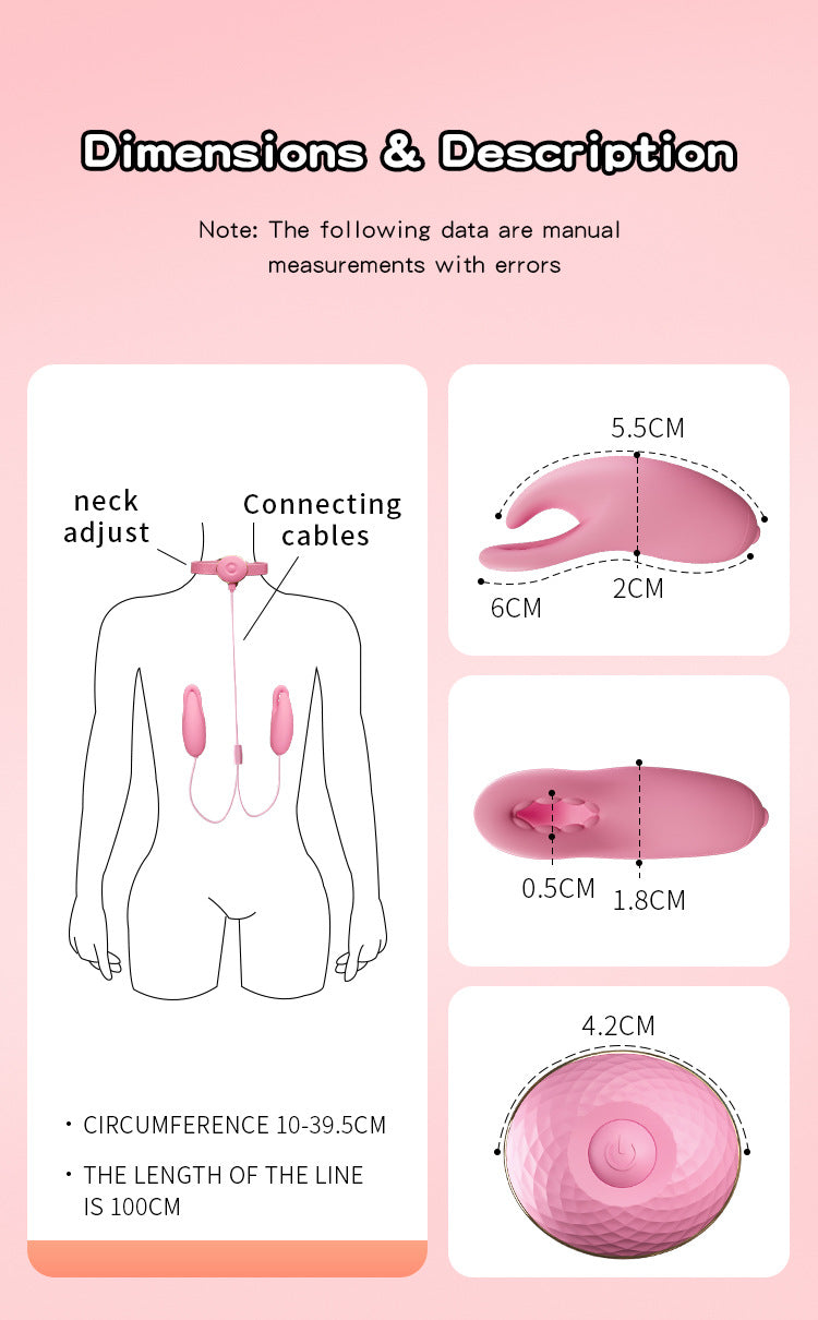 Ten-Speed Vibrating Puppy Nipple Clips - image 5