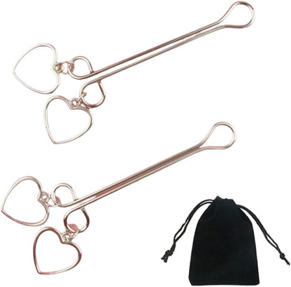 Silver Heart Nipple Ring - image 4