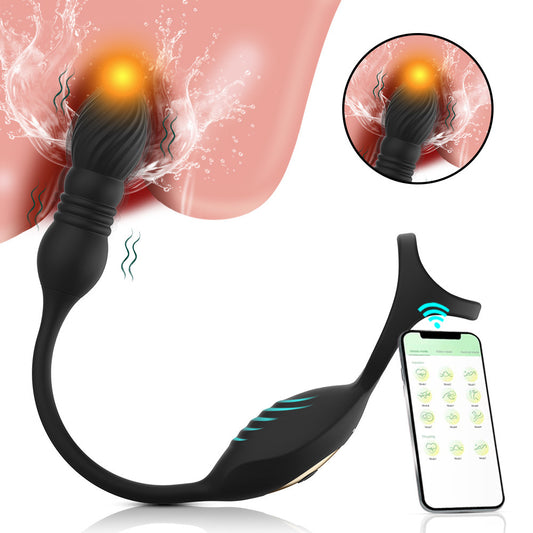Auto-Sizing Vibrating Prostate Plug - Telescopic Anal Stimulator with 10 Vibration Modes - image 5