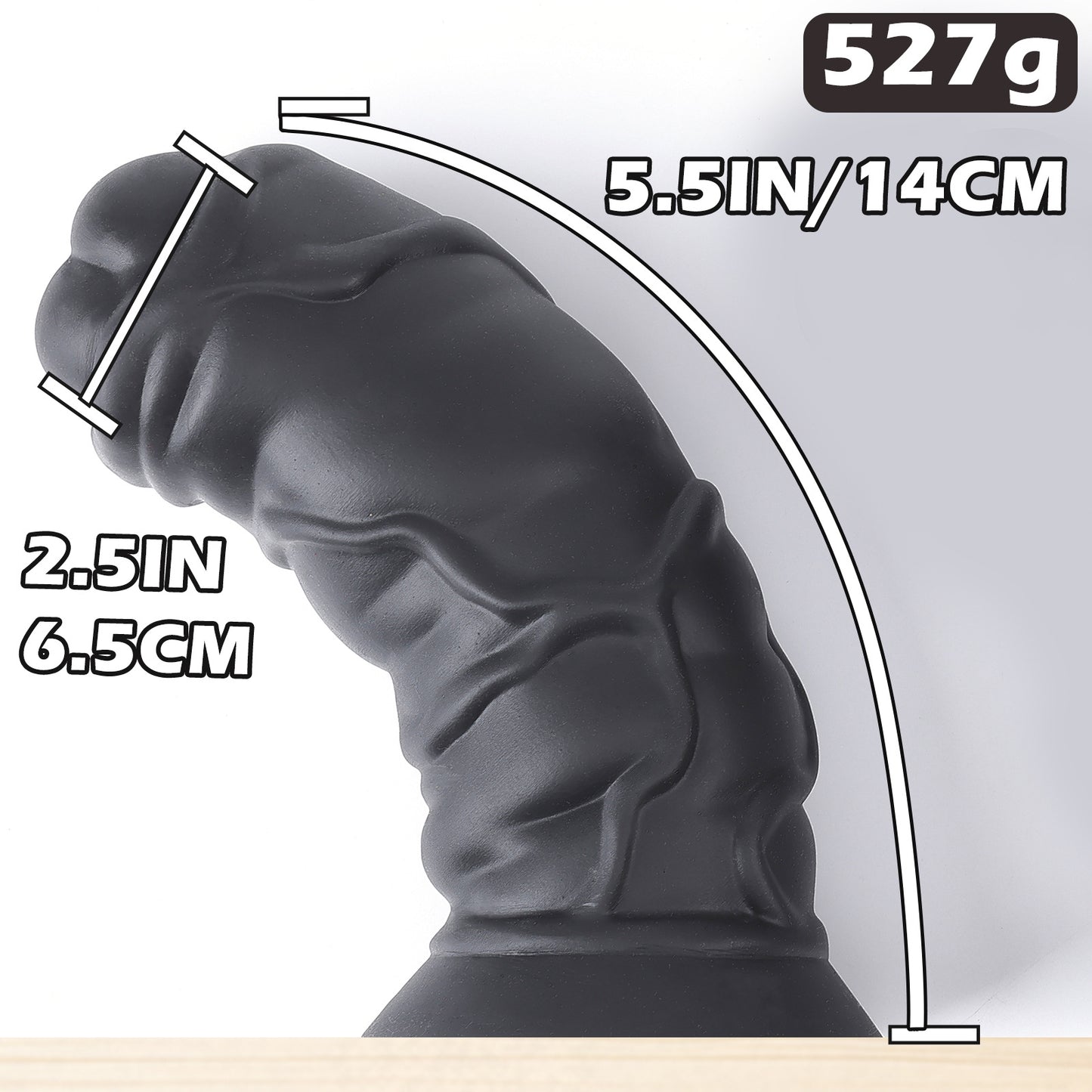 Prostate Triple Play Anal Plug - Black - L - image 8